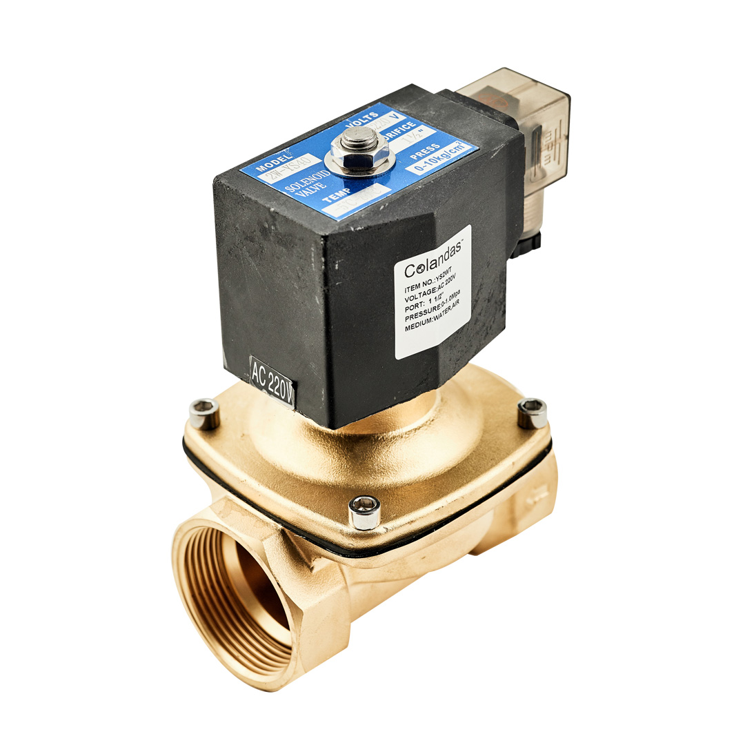 SOLINOIE 220V. (Jaco) แบบเกลียว 1 นิ้วครึ่ง ทองเหลือง /SV2200B1